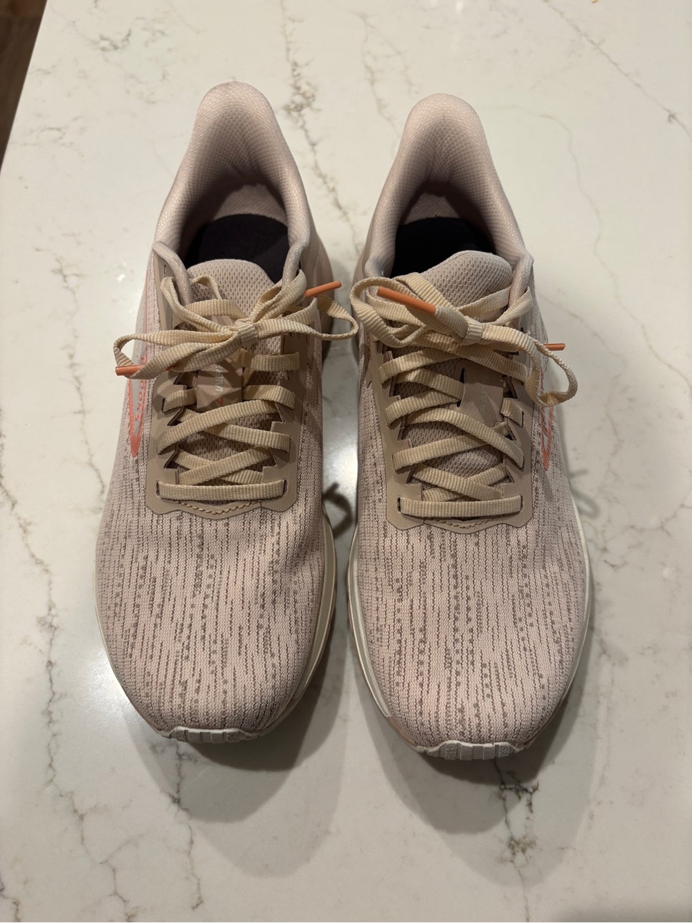 Brooks Women's Light pink Running Shoes with Peach Highlights